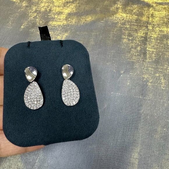 APM Monaco Galet Sterling Silver Silver Earrings - Picture 4 of 6